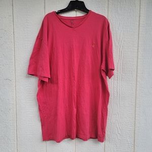 Polo Ralph Lauren Mens Large Tall LT Red Short Sleeve 100% cotton